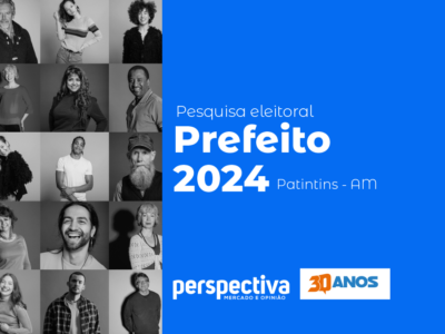 Eleições 2024: Nova pesquisa da Perspectiva para prefeito de Parintins.