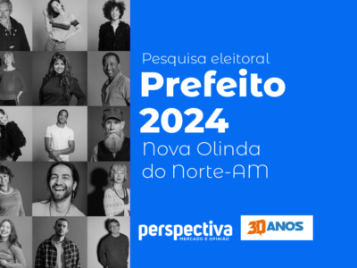 Eleições 2024: Confira a nova pesquisa da Perspectiva para prefeito de Nova Olinda do Norte.