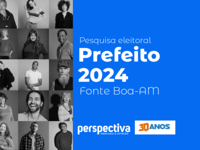 Eleições 2024: Confira a nova pesquisa da Perspectiva para prefeito de Fonte Boa.
