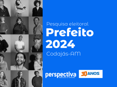 Eleições 2024: Confira a nova pesquisa da Perspectiva para prefeito de Codajás.