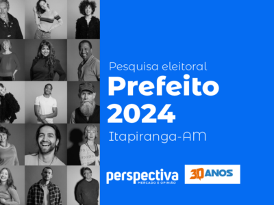 Eleições 2024: Confira a nova pesquisa da Perspectiva para prefeito de Itapiranga.
