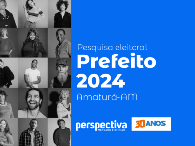 Eleições 2024: Confira a nova pesquisa da Perspectiva para prefeito de Amaturá.